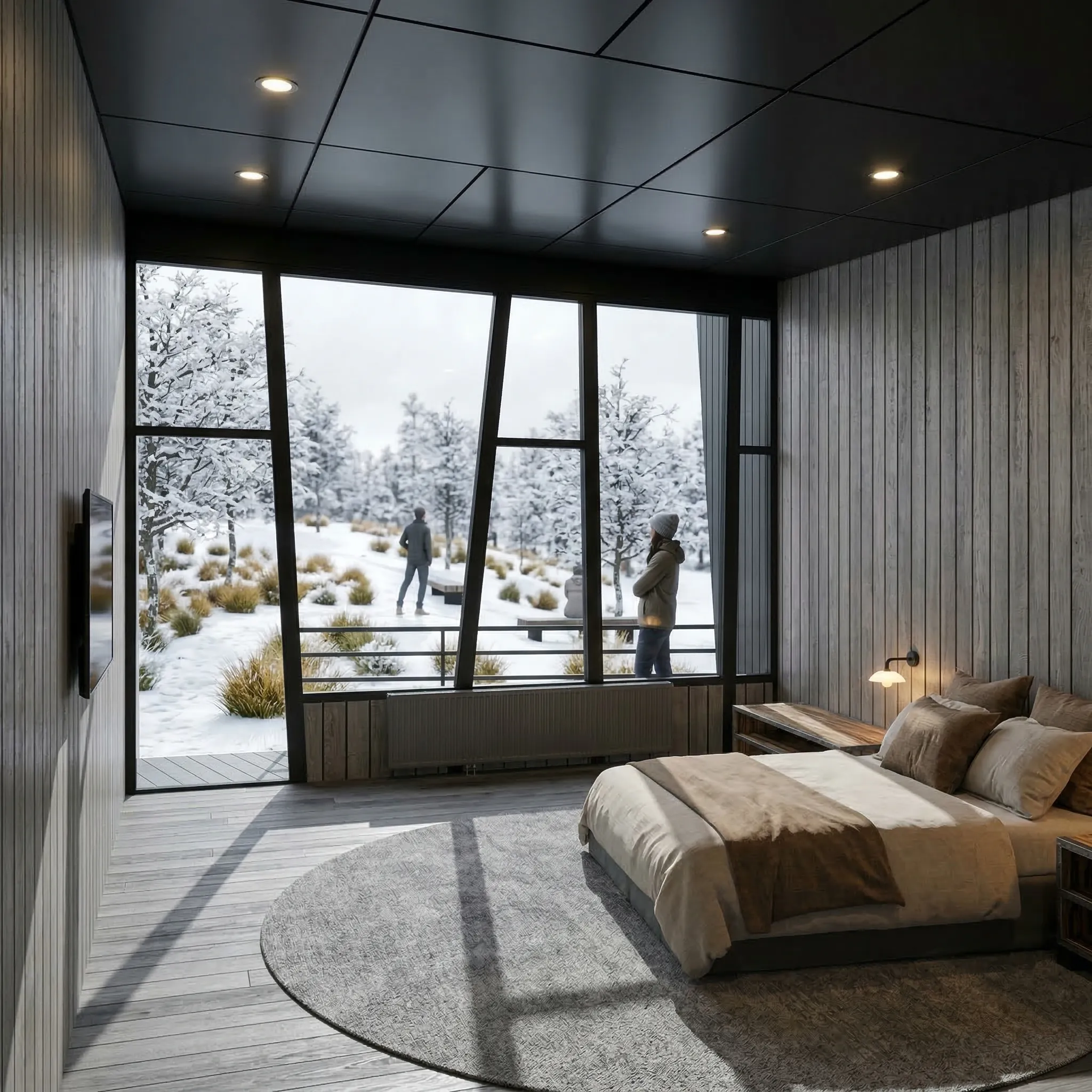 Render Vista de Hotel Montes De La Patagonia — PatagoniaBIM